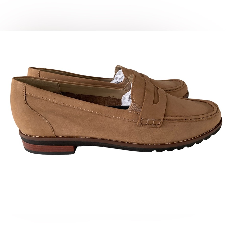 Suede Leather Loafers Beautiful Size 10 W walking cradles
